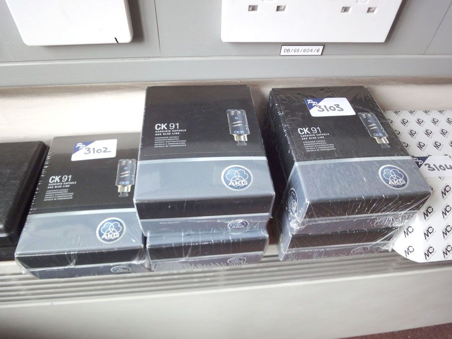 AKG CK91 & AKG CK93 cardoid capsules (boxed & unus...