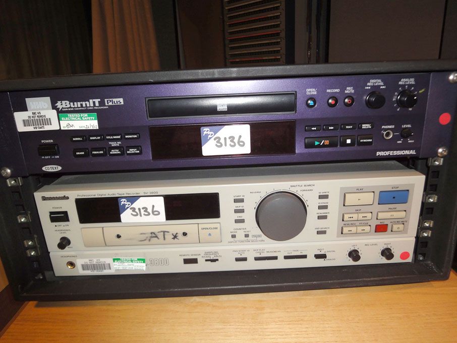 HHB CDR-830 plus CD recorder & Panasonic SV-3800 d...