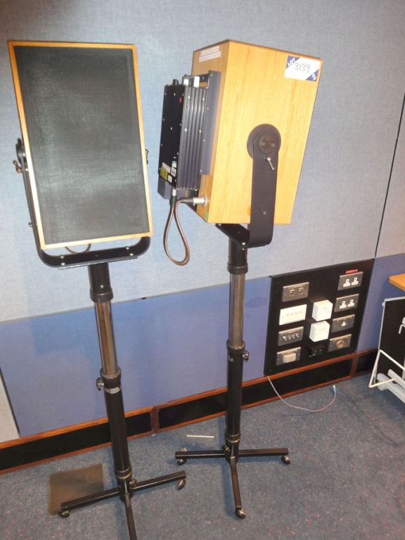 2x Rogers LS5/9 monitor loud speakers with amplifi...