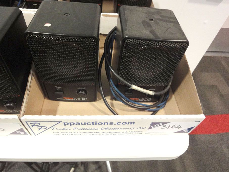 2x Fostex 6301B personal monitor speakers
