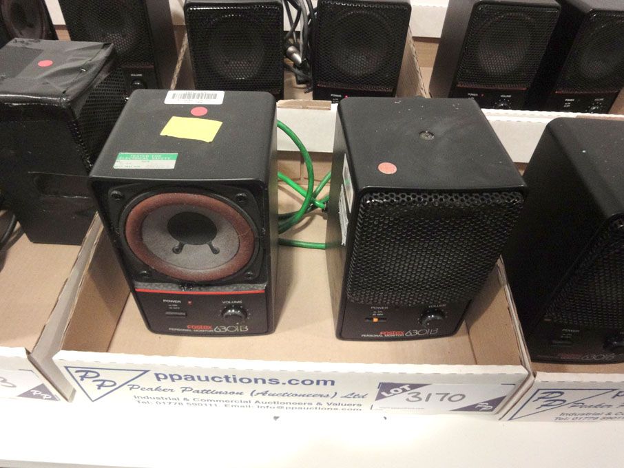 2x Fostex 6301B personal monitor speakers