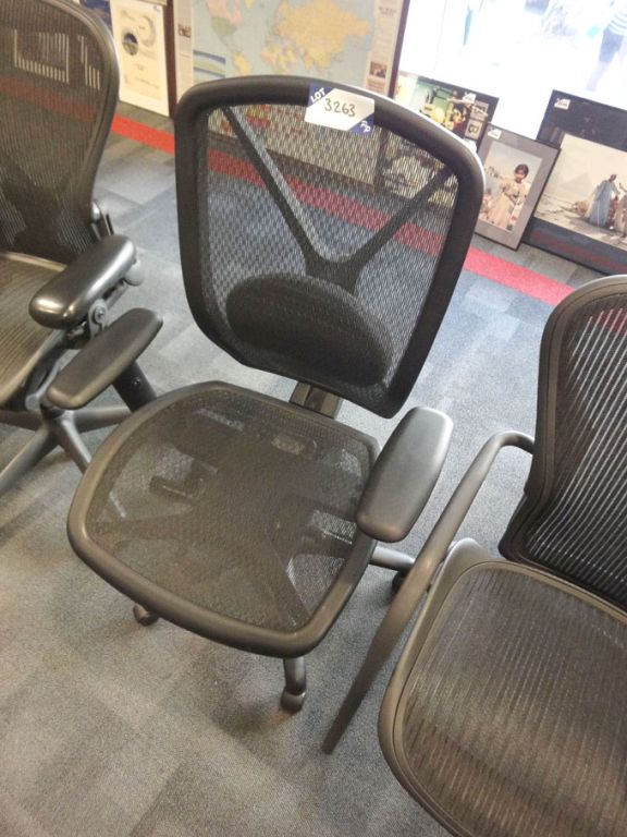 Similar black technical chair, with back support &...