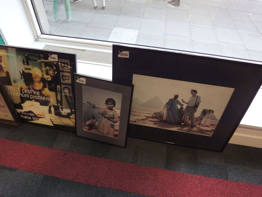 3x colour photographs, mounted & framed, 67x58cm,...