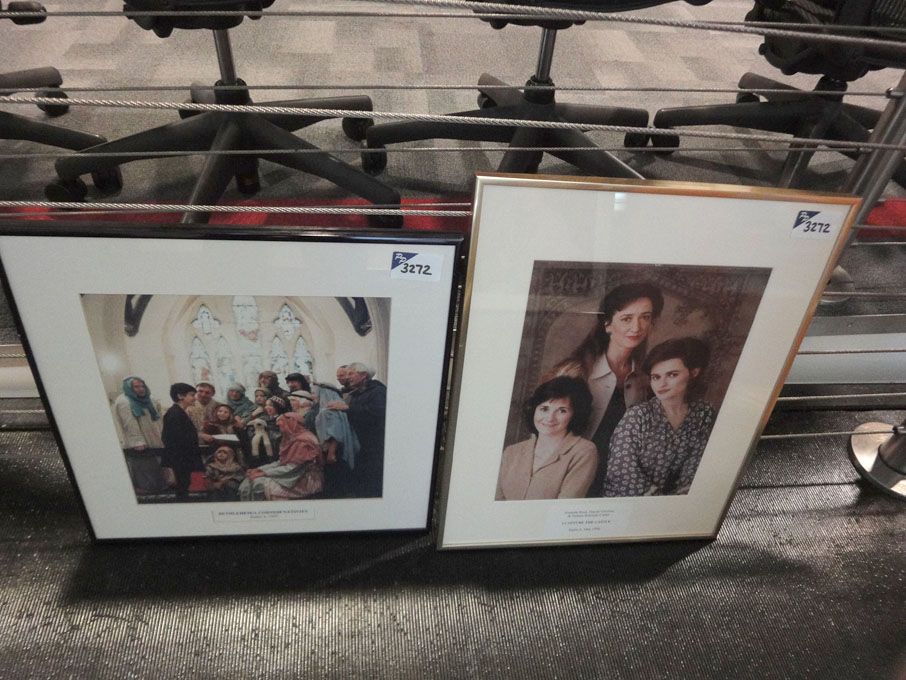 6x various photographs, mounted & framed to 76x51c...