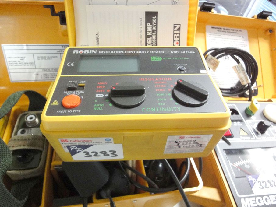 Robin KMP 3075DL insulation continuity tester, BT...