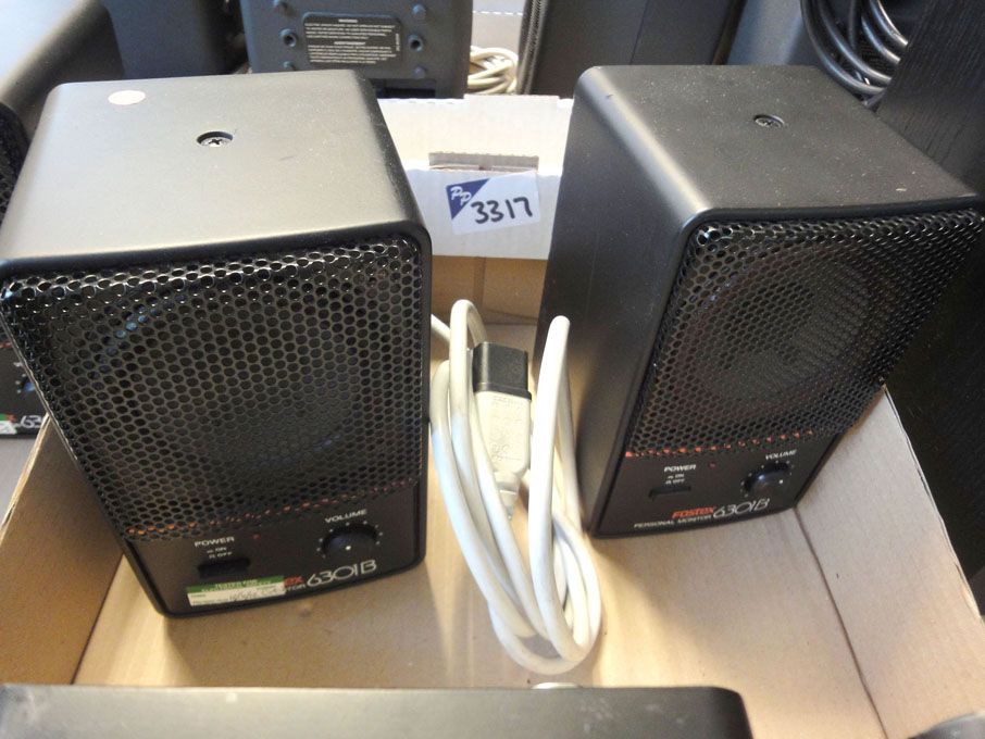 2x Fostex 6301B personal monitor speakers