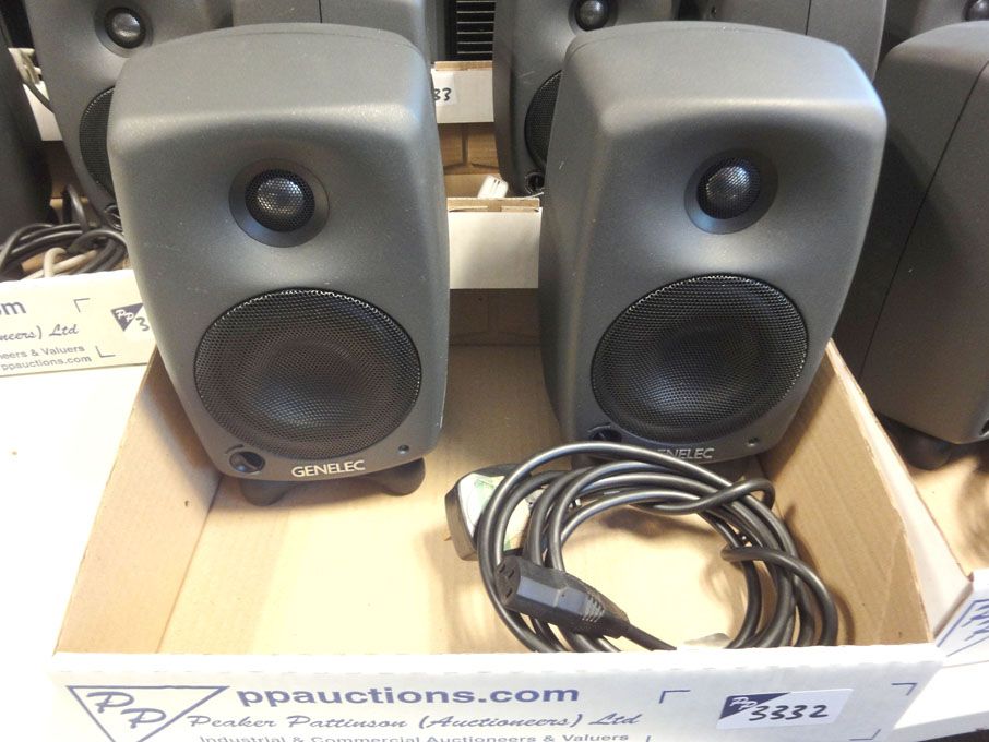 2x Genelec 8020A bi-amplified monitoring system sp...
