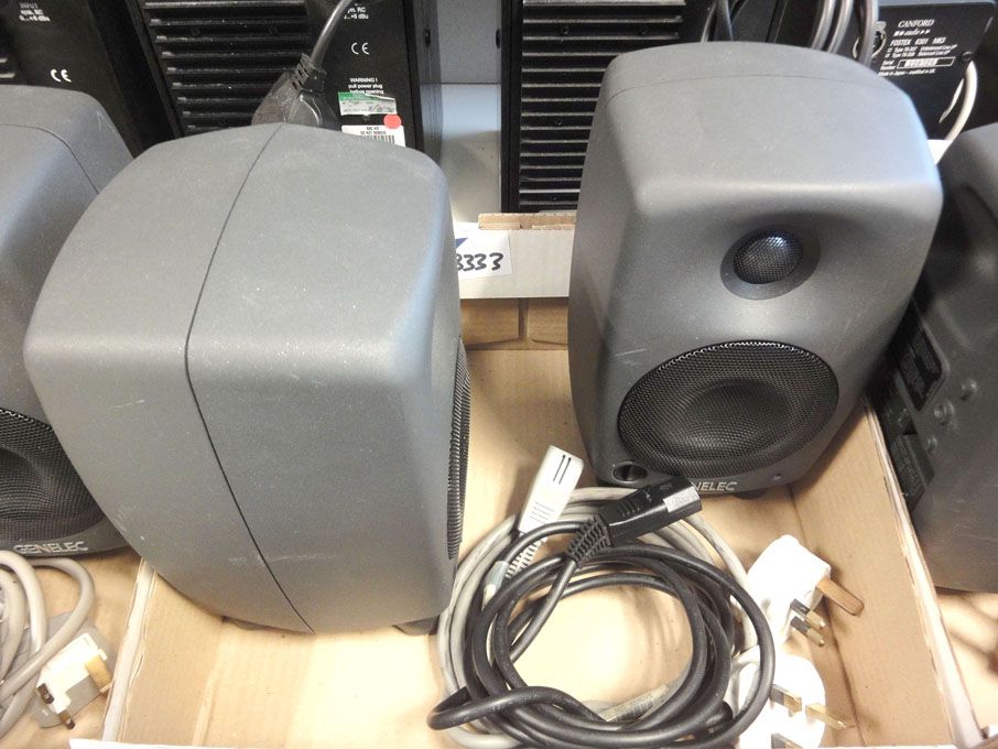 2x Genelec 8020A bi-amplified monitoring system sp...