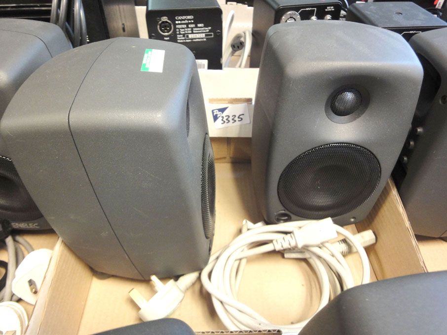 2x Genelec 8020A bi-amplified monitoring system sp...