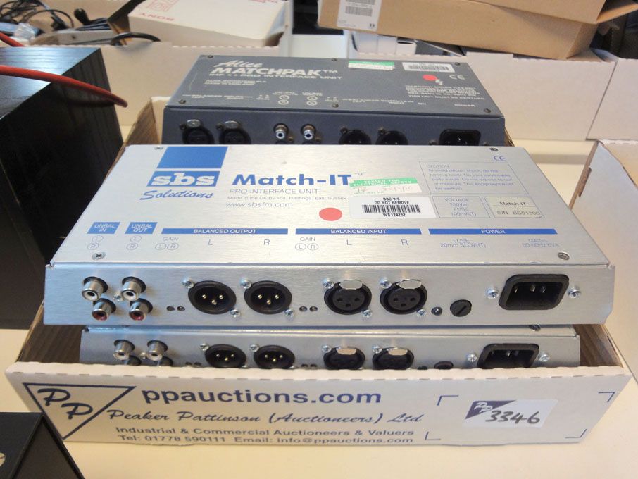 2x SBS solutions match-IT pro interface unit, Alic...