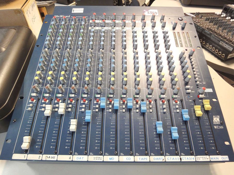 Allen & Heath WZ20S mix wizard dual stereo mixer