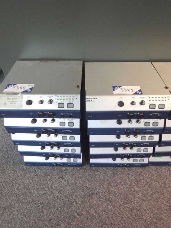 10x Sonifex DAW-P production office digital audio...