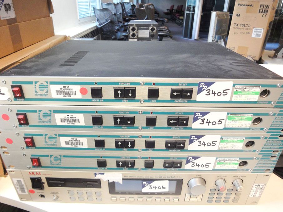 4x Chromatec AM-32 VGA audio meter & alarm system