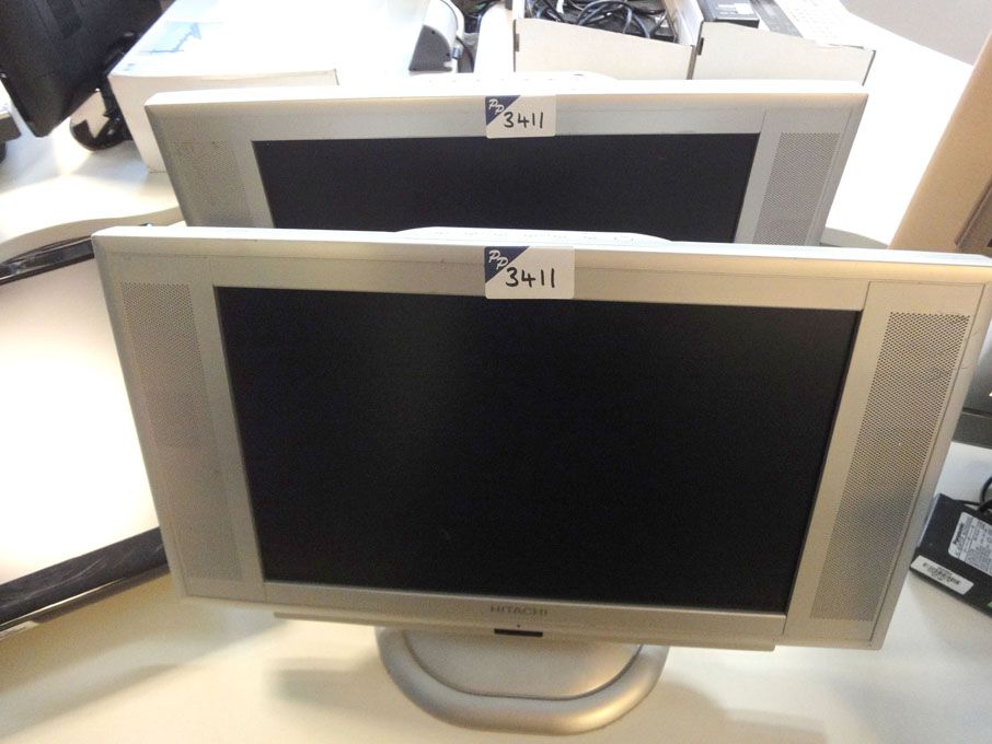 2x Hitachi 17LD4000 colour display