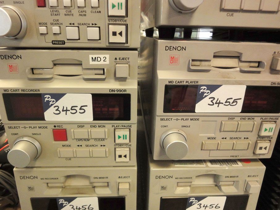 Denon DN-990R MD recorder, Denon DM981 Mad player