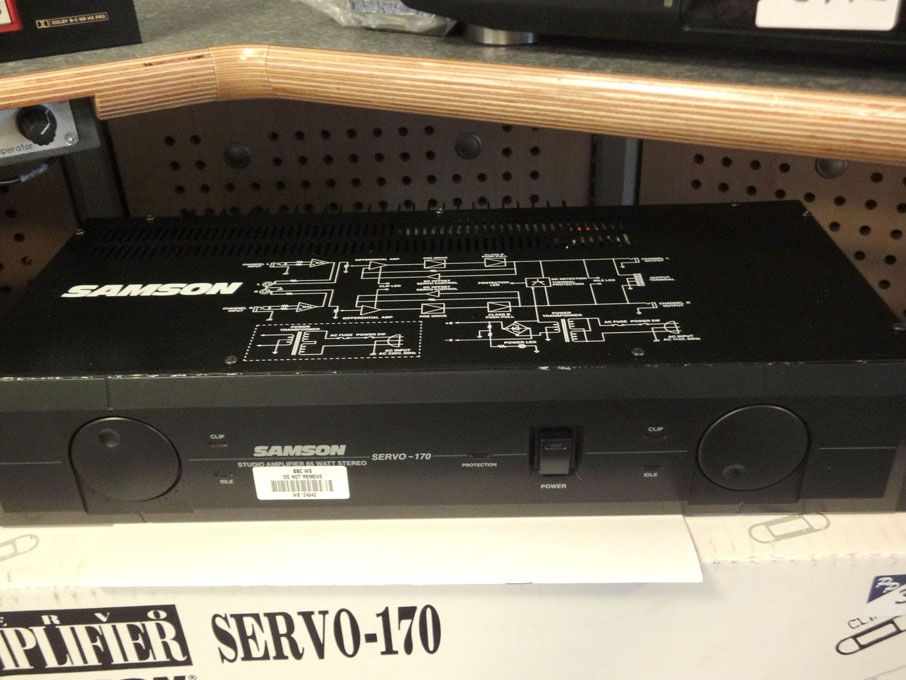 Samson Servo-170 power amplifier (boxed & unused)