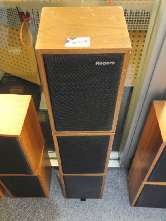 2x Rogers LS3/5A monitor loud speakers