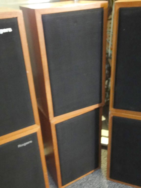 2x Rogers LS3/5A monitor loud speakers