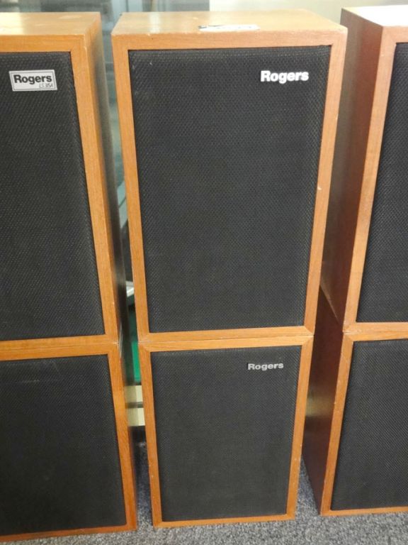 2x Rogers LS3/5A monitor loud speakers