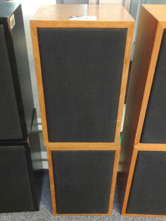 2x Rogers LS3/5A monitor loud speakers