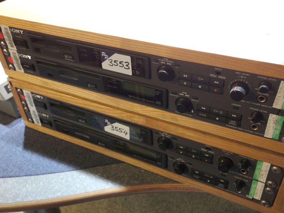 Sony MD5-E11 mini disc recorder, Sony CDP-D11 CD p...