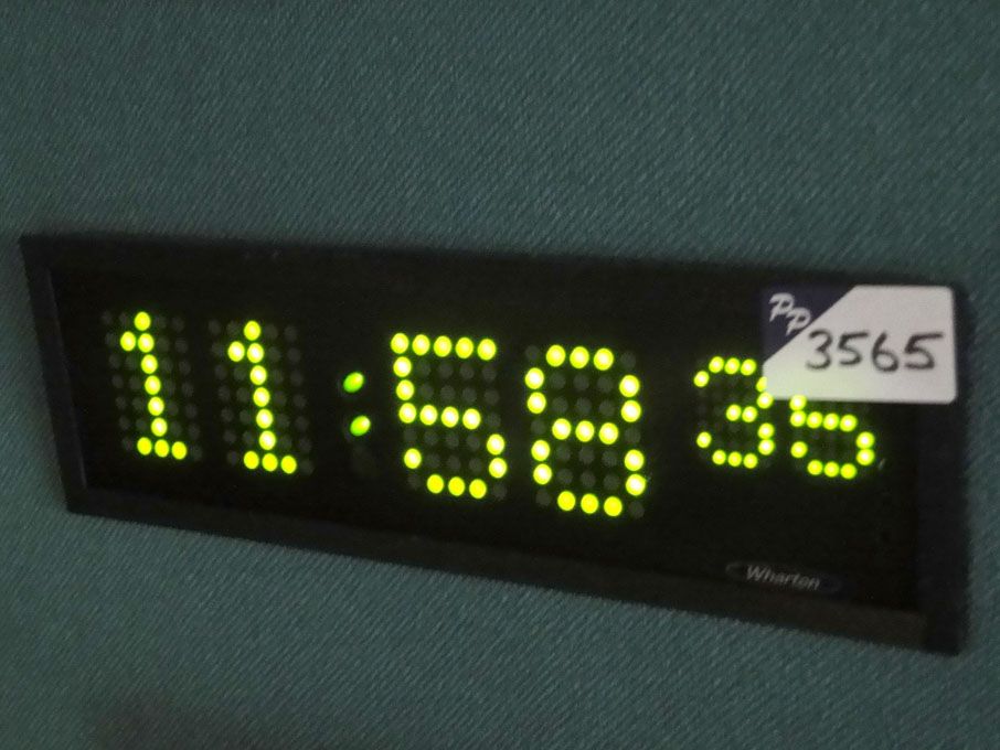 Wharton digital pulse clock & 'on air' lights (Ple...