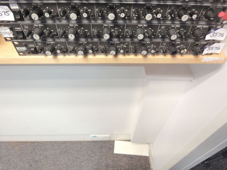 2x Rane PE15 parametric equalisers