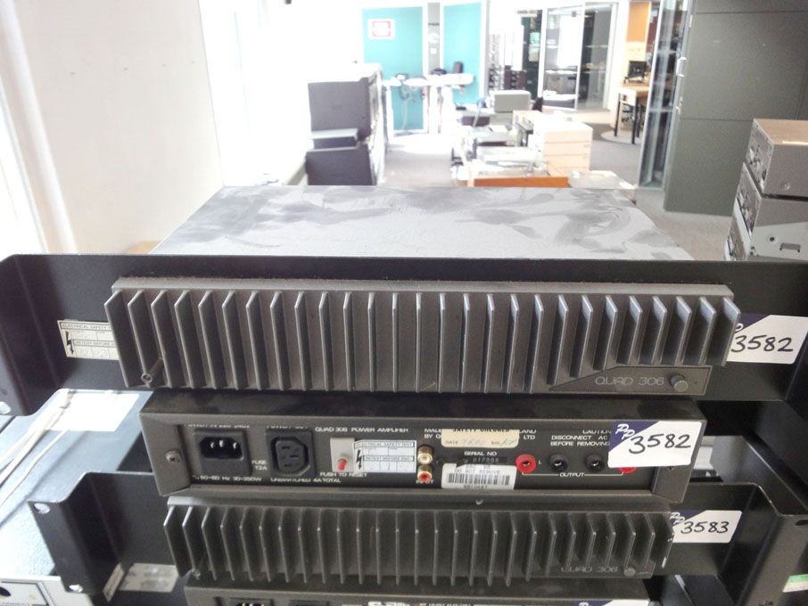 2x Quad 306 power amplifiers