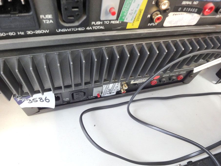 2x Quad 306 power amplifiers