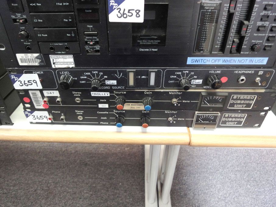 2x Stereo dubbing units etc