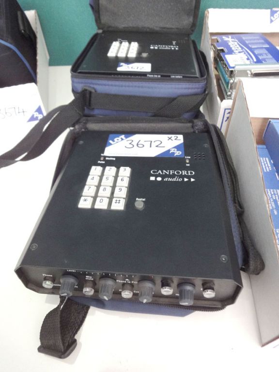 2x Canford audio diallers