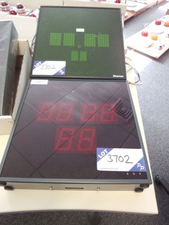 2x Wharton digital pulse clocks (Please Note: Cloc...