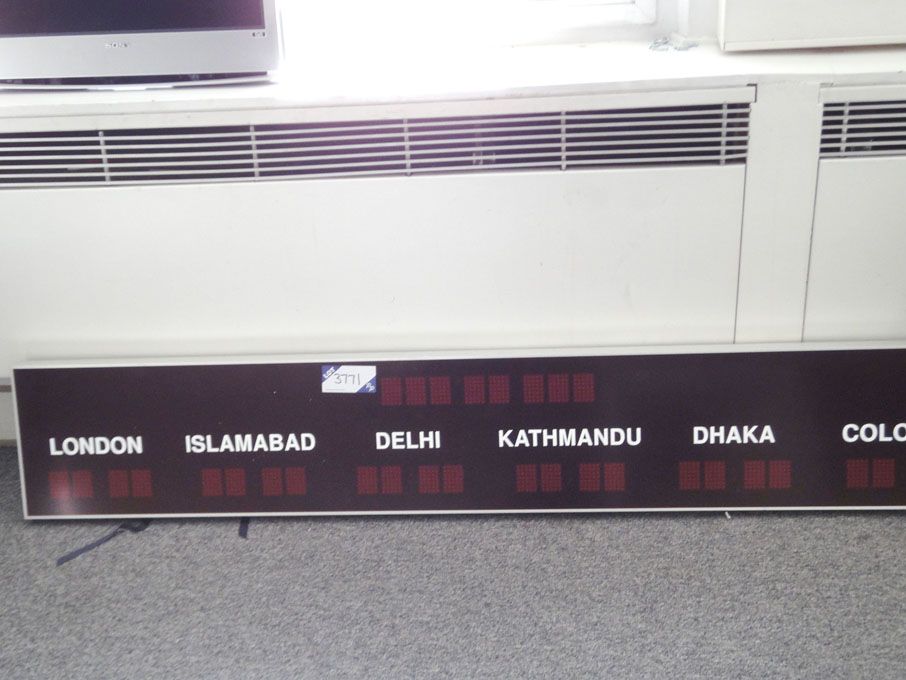 Wharton 6 time zone digital pulse clock (Please No...