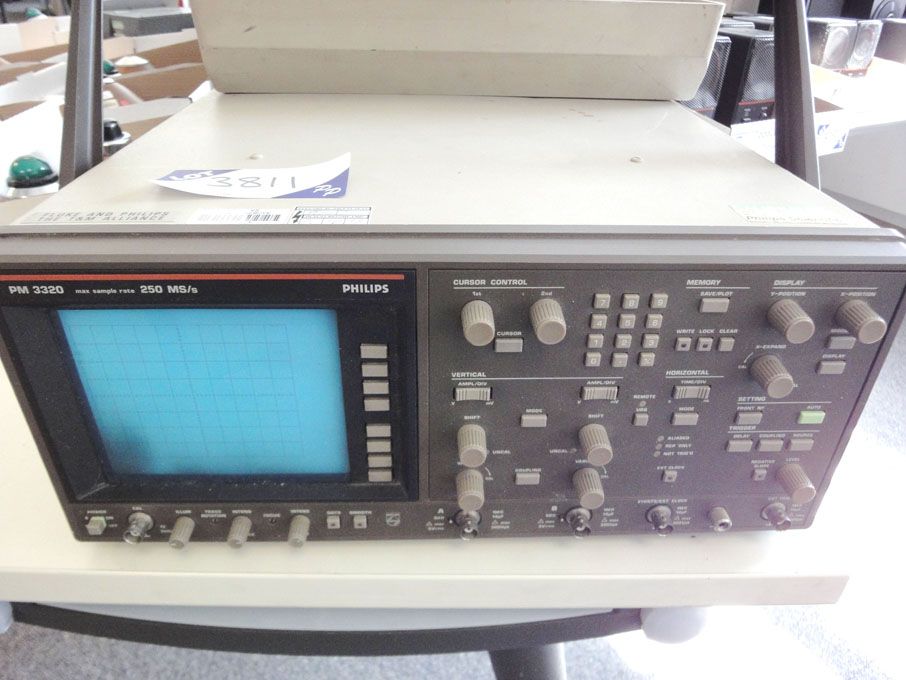 Philips PM3320 250 MS/s dual trace oscilloscope
