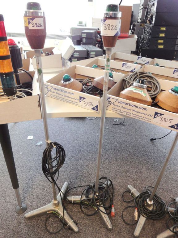 2x 'on air' lights on stands