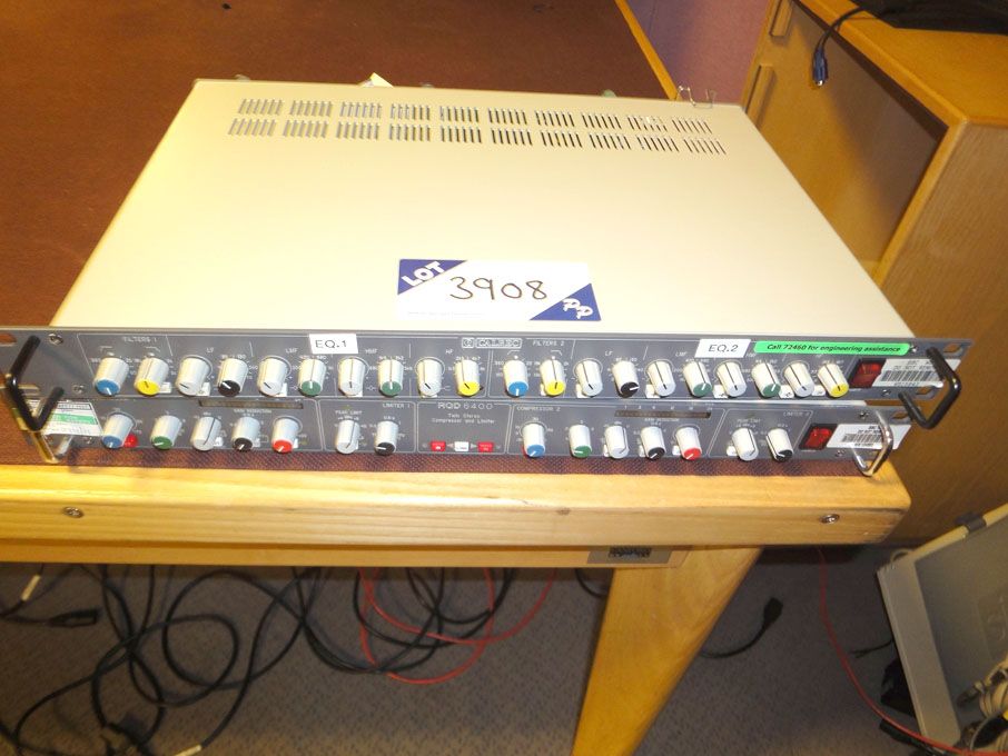 Calrec RQD6400 twin stereo compressor & limiter, C...