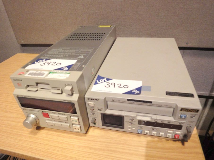 Sony DSR-25 digital video cassette recorder, Denon...
