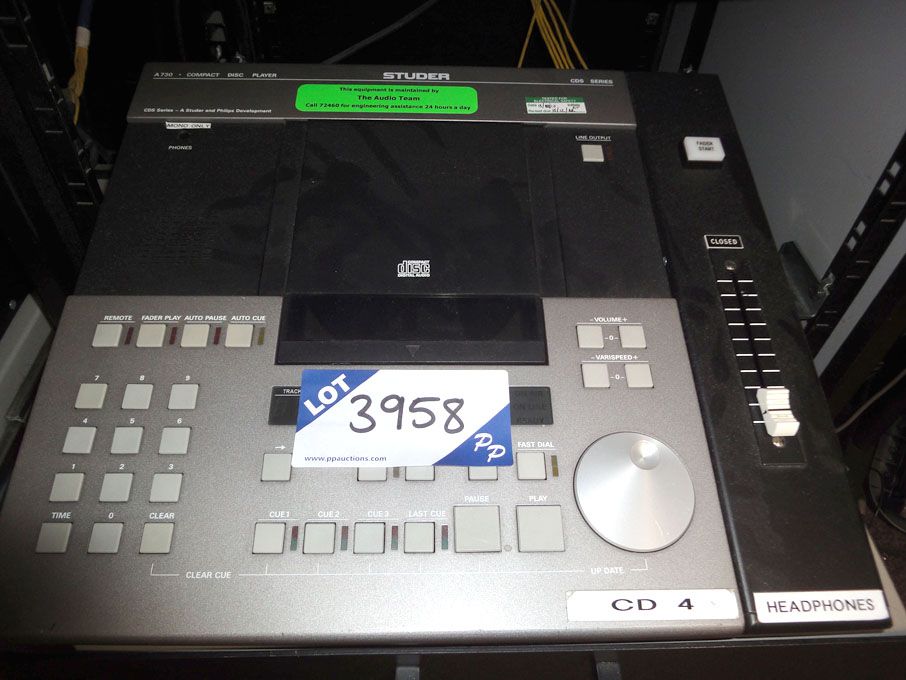 Studer A730 CD player