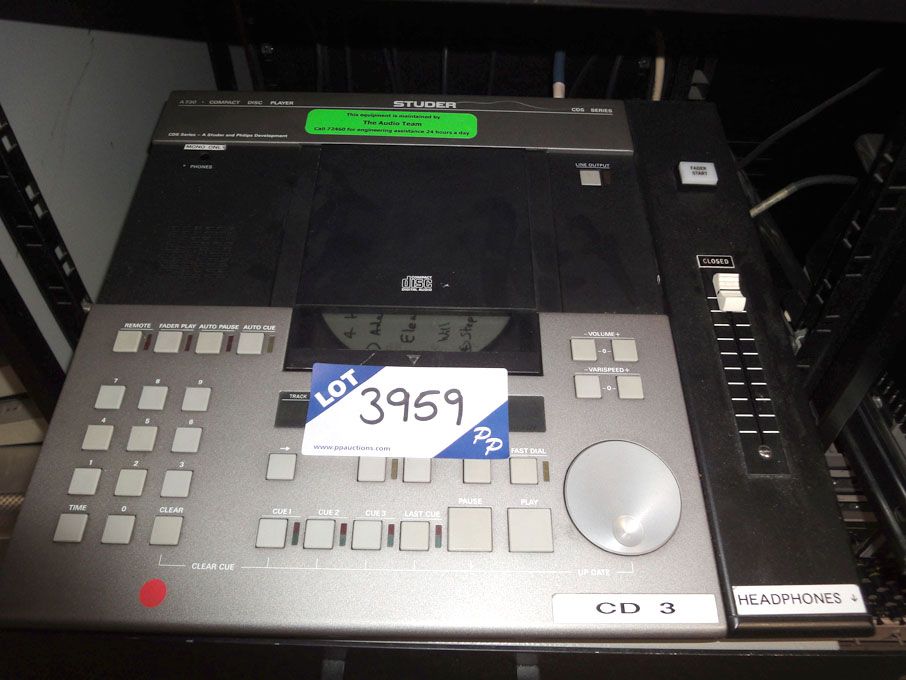 Studer A730 CD player