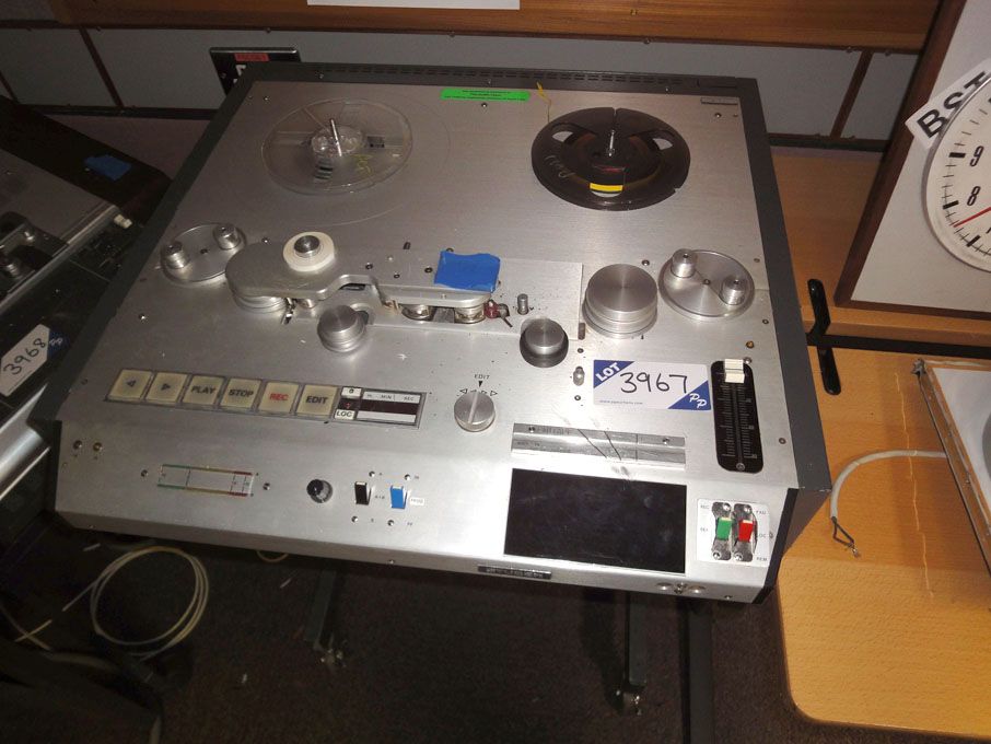 Studer reel to reel stereo tape recorder