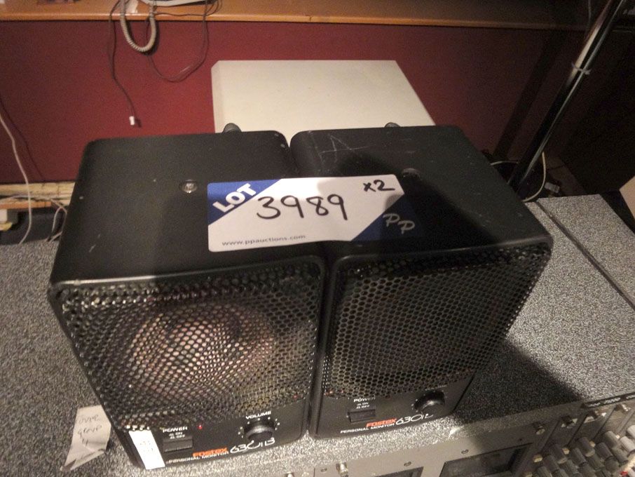 2x Fostex 6301B personal monitor speakers