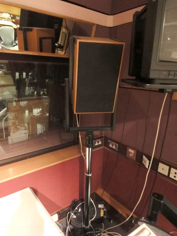 2x Rogers LS5/9 monitor loud speakers with amplifi...