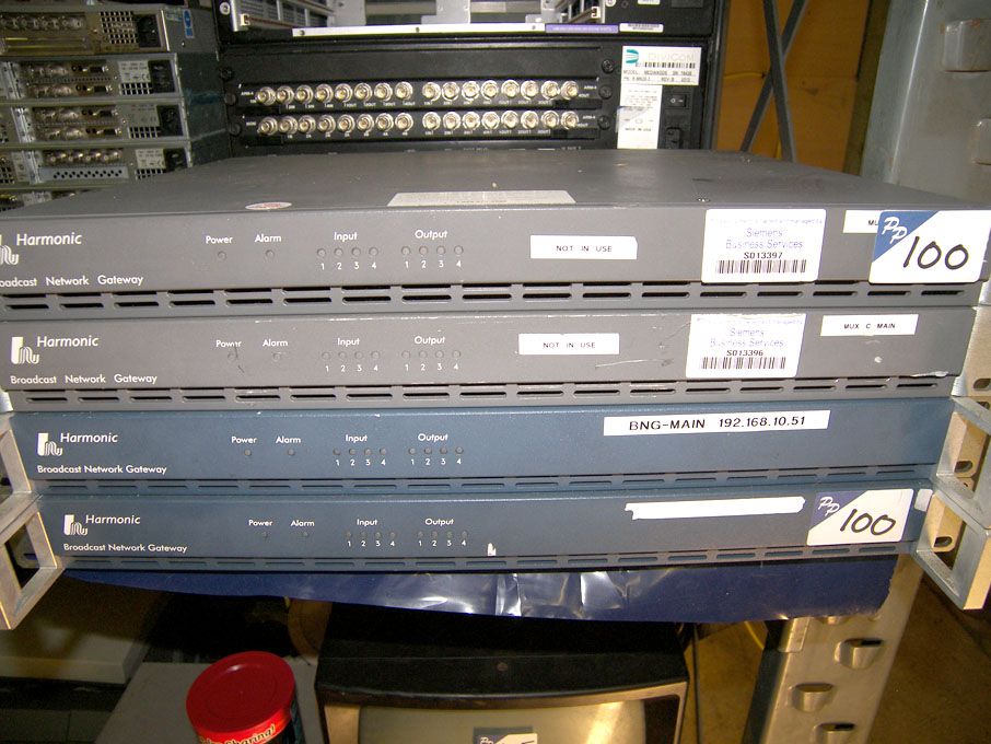 4x Harmonic broadcast network gateway
