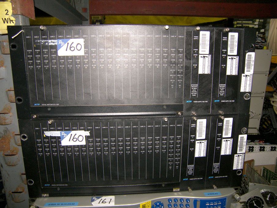 2x NTP 625-100D digital switcher chassis with 2 NT...
