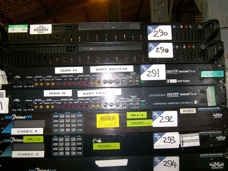 3x rack type servers