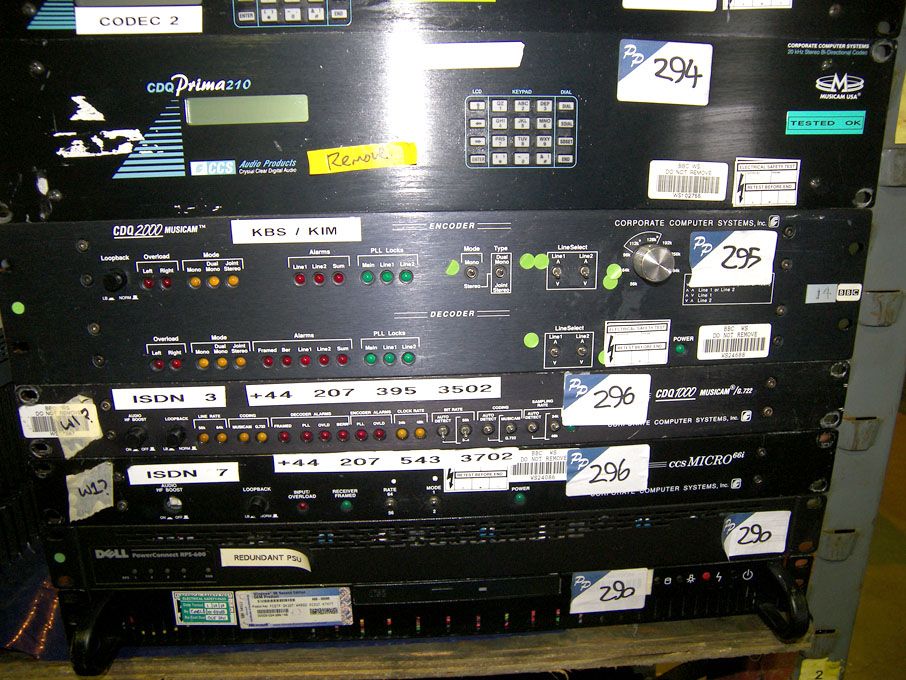 CCS CDQ 2000 Musicam audio codec