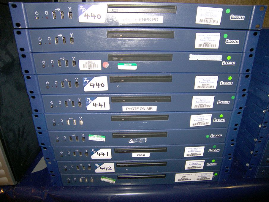 4x Arcom Apollo Ice 1U 19" rack mount PC