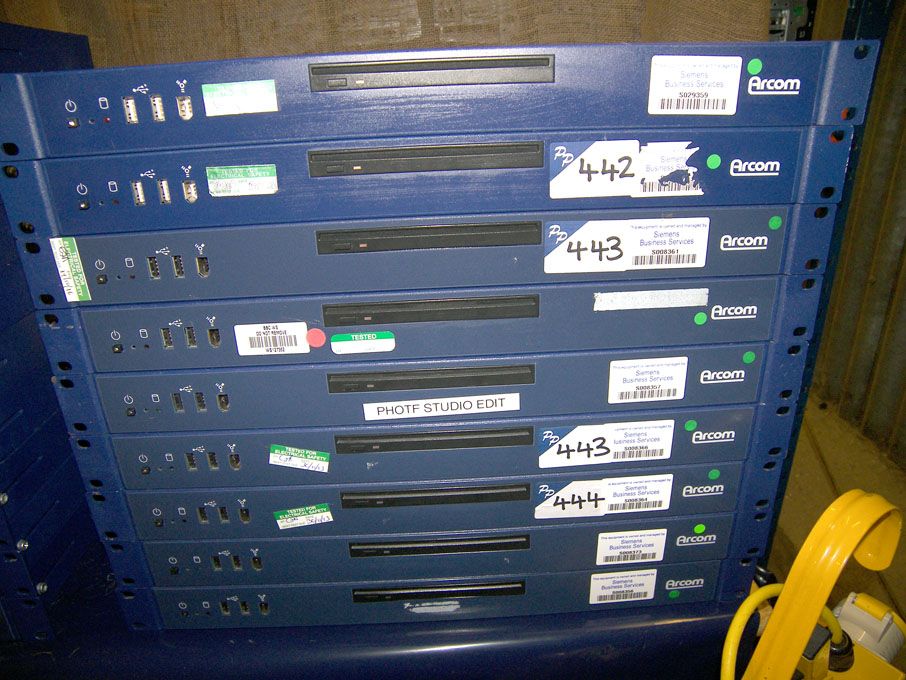 4x Arcom Apollo Ice 1U 19" rack mount PC