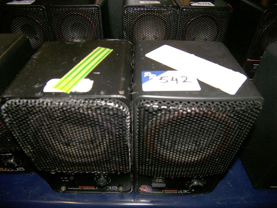 2x Fostex 6301B personal monitor speakers