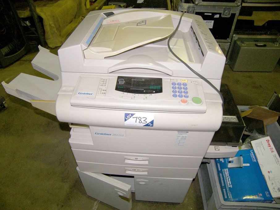 Gestetner 2822td A3 mono photocopier (error E-5 di...